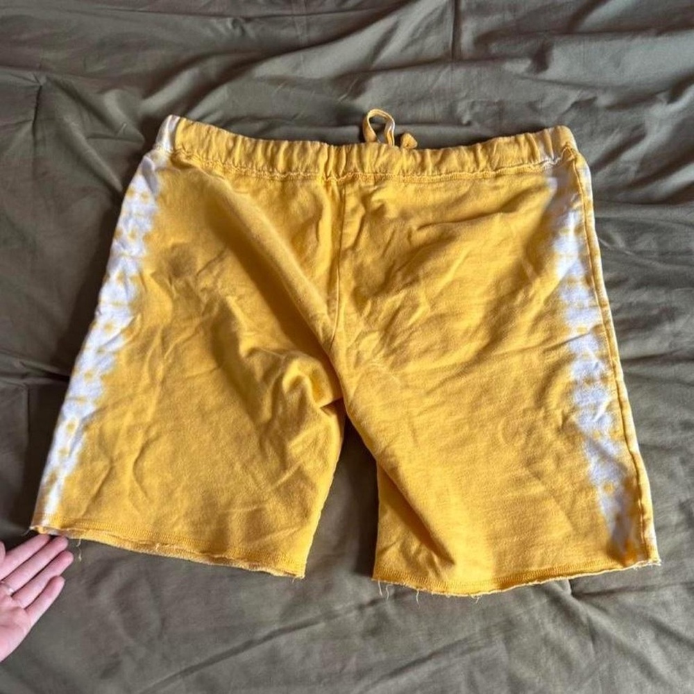 No Boundaries Yellow Tie-Dye Panel Board Shorts